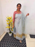 Ls0192 Onam Collection unstitched Material
