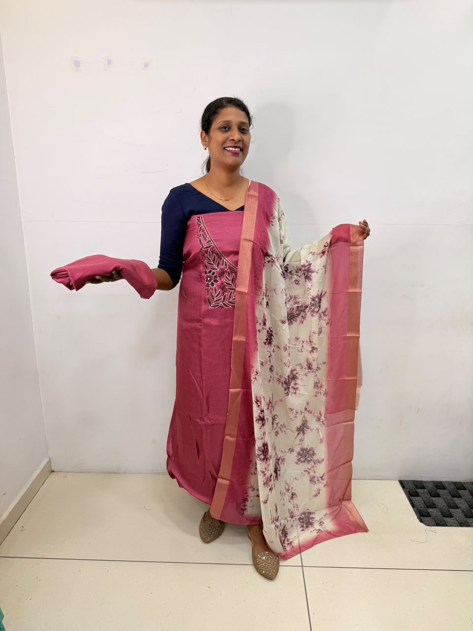 LS0204 Unstitched Salwar Material